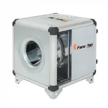 Fanexfan FPH-355 Harici Motorlu Tek Cidarlı Akustik İzoleli Hücreli Fan (Geriye Eğimli Plug Fanlı) Monofaze