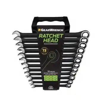 GEAR WRENCH 9412BE Kombine Circirli Metrik ve 12 Parça Anahtar Seti