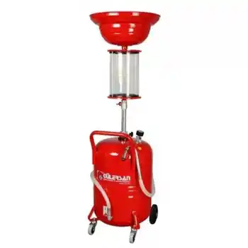 Gülersan 4290.9 80+9 L Göstergeli Havalı Yağ Boşaltma Deposu