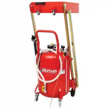 Gülersan 6640.40 Deposu 80 Lt Tavası 40 Lt Havalı Karterden Yağ Çekme Pompası