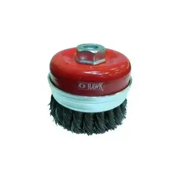 Hawk 10121 80mm Burma Telli Çanak Fırça