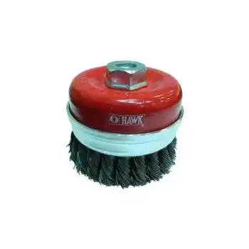 Hawk 10121 80mm Burma Telli Çanak Fırça
