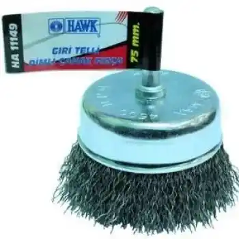 Hawk HA11147 63X0.30mm Gri Telli Pimli Çanak Fırça