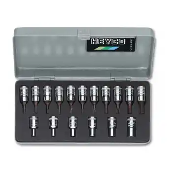 Heyco 17 Parça 1/4 Lokmalı Torks Takımı