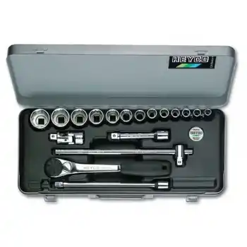 Heyco 79-3310-M 32 Parça 6240gr. 6 Köşe Lokma Anahtar Takımı