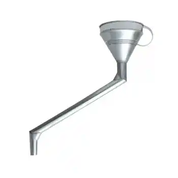 HN 2 20 Cm Galvaniz Dirseklı Huni