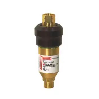 IBEDA IB0204 G3/8Sol Basınç Düşürücü Alev Emniyet Valfi Asetilen Propan Doğalgaz