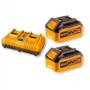 Ingco FBCPK2425E Akü ve Şarj Cihazı Seti 20V 5.0Ah