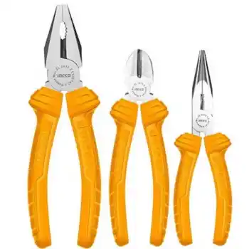 Ingco HKPS08311 3lü Set Pense, Yan Keski, Kargaburun Pense