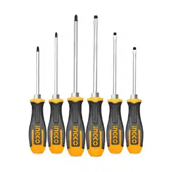 Ingco HSGT680608 Endüstriyel 6lı Darbeli Tornavida Seti