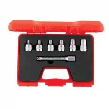 İzeltaş 1113006007 1/2 7 Parça Star Torx Lokma Anahtar Takımı