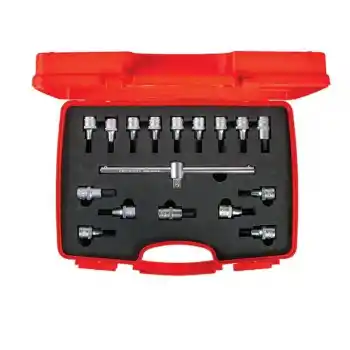 İzeltaş 1113006017 1/2 17 Parça Lokmalı Alyan Uç Ve Star Tork Uç Takımı