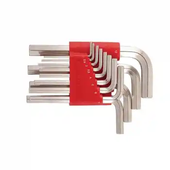 İzeltaş 4901003110 10 Parça SAE Altı Köşe Alyan Anahtar Takımı