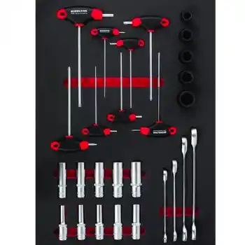 İzeltaş 8241004027 Pro Serisi Dolaplar İçin 4. Çekmece İçi Dolu 27 Parça