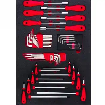 İzeltaş 8245004043 Premium Serisi Dolaplar İçin 4. Çekmece İçi Dolu 43 Parça