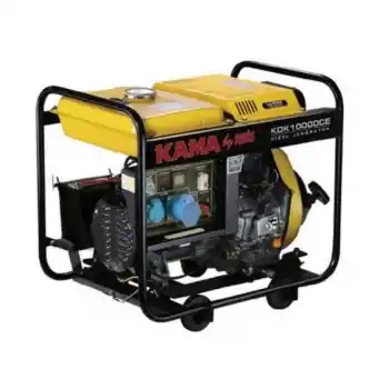 Kama KDK10000CE 8,5 kVA Monofaze İpli Marşlı Dizel Jeneratör