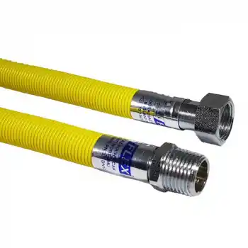 Kas Makaronlu Doğalgaz Ocak Hortumu 90cm