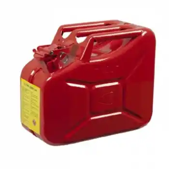 KNC 10 Lt. Kırmızı Metal Yakıt Bidonu