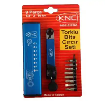 KNC 8 Adet Tork Ayarlı Cırcır Bits Uç