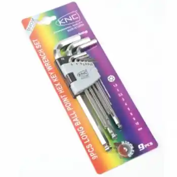 KNC 9 Parça 1,5-10mm Inox Bombelli Alyan Anahtar
