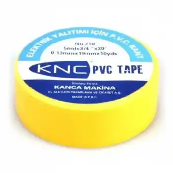 KNC Sarı PVC Elekrikçi Bandı
