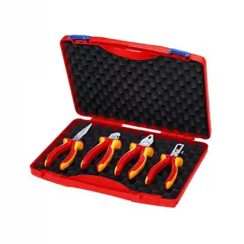 Knipex 00 20 15 - 4 Parçalı VDE Kompakt Kutu