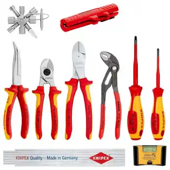 Knipex 00 20 90 V01 Elektro Uzatma Seti 10 Parça