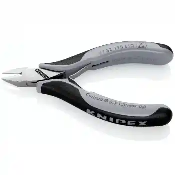 Knipex 77 32 115 ESD Elektonikçi Yan Keski