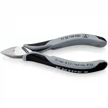 Knipex 77 32 130 ESD Elektronikçi Yan Keski 130 mm