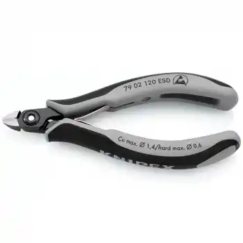 Knipex 79 02 120 ESD Hassas Elektronikçi Yan Keski 120 mm
