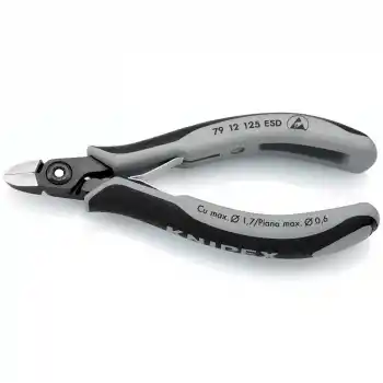 Knipex 79 12 125 ESD Hassas Elektronikçi Yan Keski 125 mm