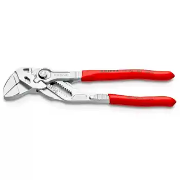Knipex 86 03 180 180mm Düz Krom Çene Ayarlı Pense
