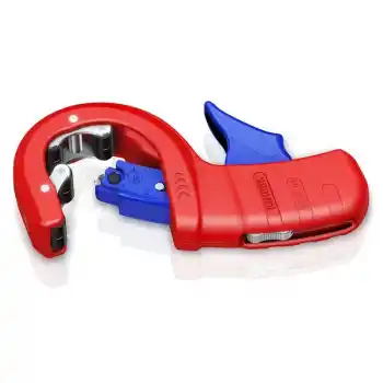 Knipex 90 23 01BK Plastik Drenaj Borular için Plastik Boru Kesici