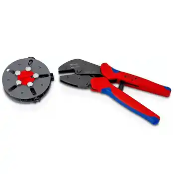 Knipex 97 33 03 MultiCrimp Değiştirilebilir Çeneli Pabuç Sıkma Pensesi
