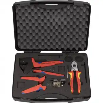 Knipex 97 91 01 Fotovoltaik Sistemler için Çantalı Alet Seti