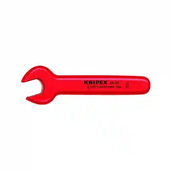 Knipex 98 00 07 VDE 7 mm İzoleli Tek Ağız Anahtar