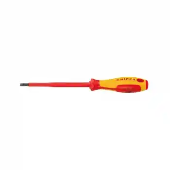 Knipex 98 20 30 3x100 mm VDE İzoleli Düz Uçlu Tornavida