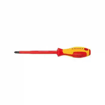Knipex 98 24 02 Ph2x100 VDE İzoleli Yıldız Uçlu Tornavida