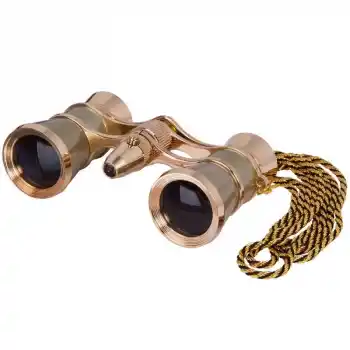 Levenhuk Broadway 325F LED Işıklı ve Zincirli Altın Opera Dürbünü