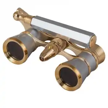 Levenhuk Broadway 325N LED Işıklı ve Zincirli Gümüş Opera Dürbünü