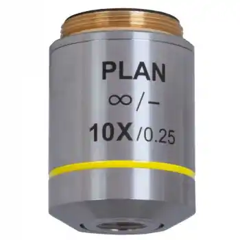 Levenhuk MED 10x Sonsuzluk Düzeltimli Plan Akromatik Objektif
