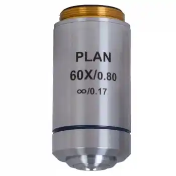 Levenhuk MED 60x Sonsuzluk Düzeltimli Plan Akromatik Objektif