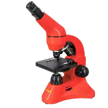 Levenhuk Rainbow 50L Kırmızı Mikroskop