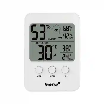 Levenhuk Wezzer BASE L30 Beyaz Termo Higrometre