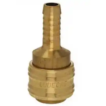 LÜDECKE ES 8 T Stoper Gövde (Hortum İçin 8mm)