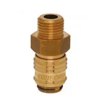 Lüdecke ESM 14A 1/4 inç Stoper Erkek Gövde