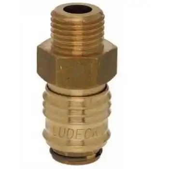 LÜDECKE ESM 18 A Mini Stoper Gövde (1/8” Erkek)