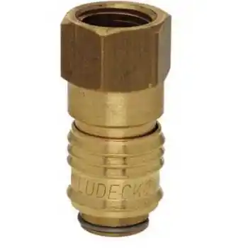 LÜDECKE ESM 18 I Mini Stoper Gövde (1/8” Dişi)