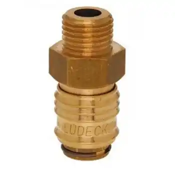 Lüdecke ESM 18A 1/8 inç Stoper Erkek Gövde