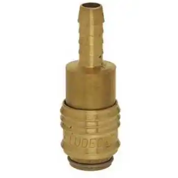 LÜDECKE ESM 6 T Mini Stoper Gövde (Hortum İçin 6mm)